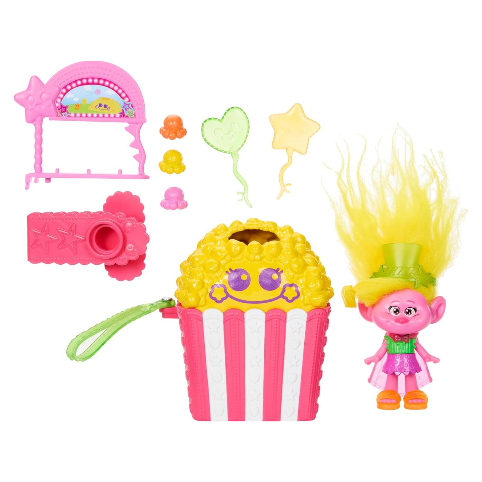 Muñeca pequeña Viva DreamWorks Trolls Fun Fair con 10 accesorios