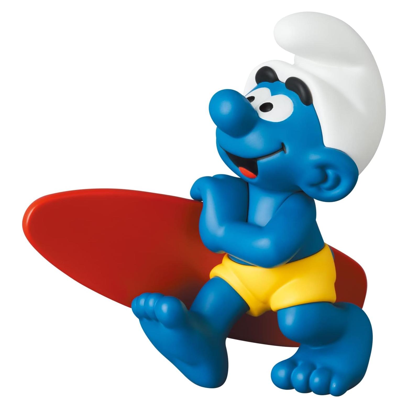 Figura Ultra Detalle Pitufo Surfista Medicom 7.6 cm