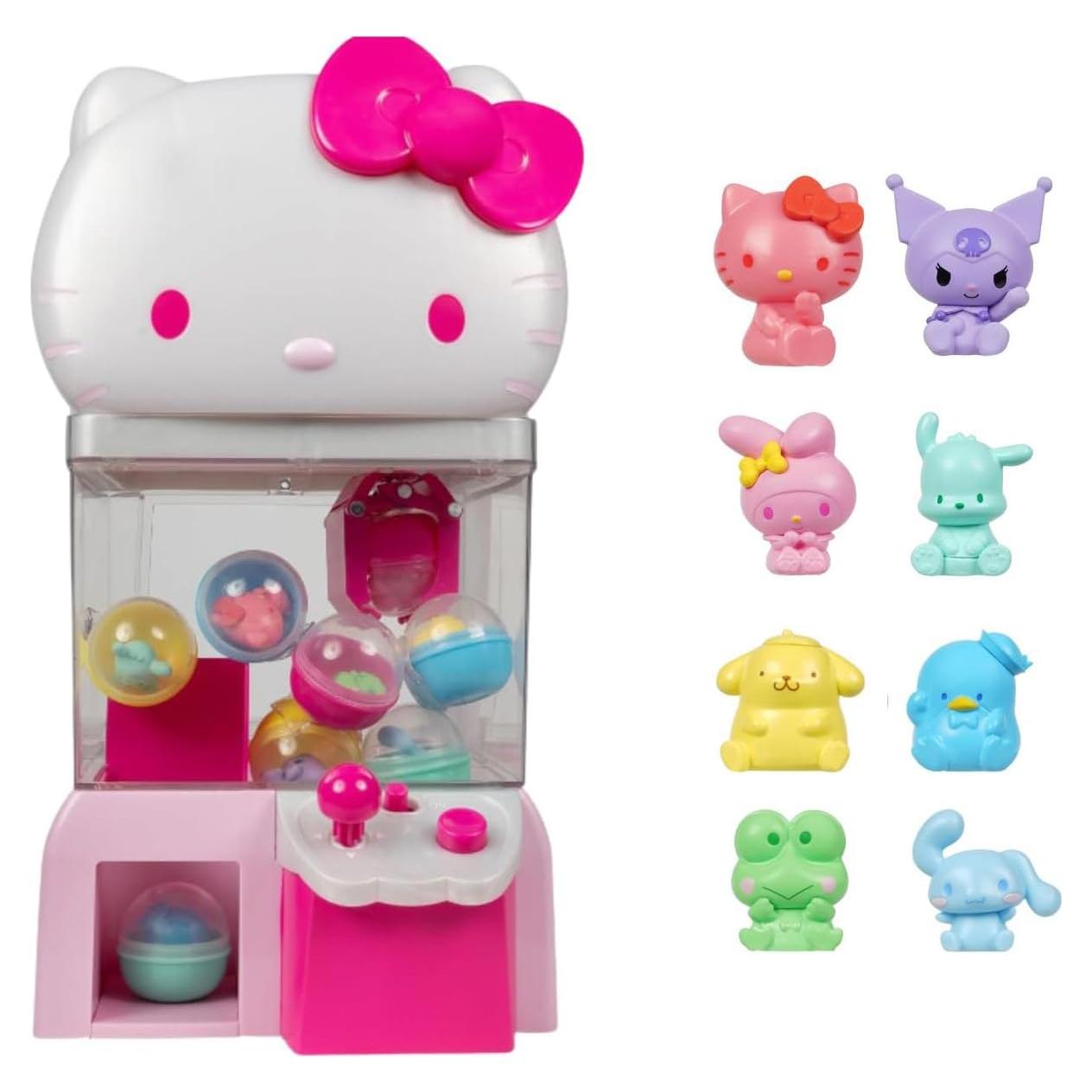 Máquina de Garras 30 cm Hello Kitty y Amigos con 8 Figuras