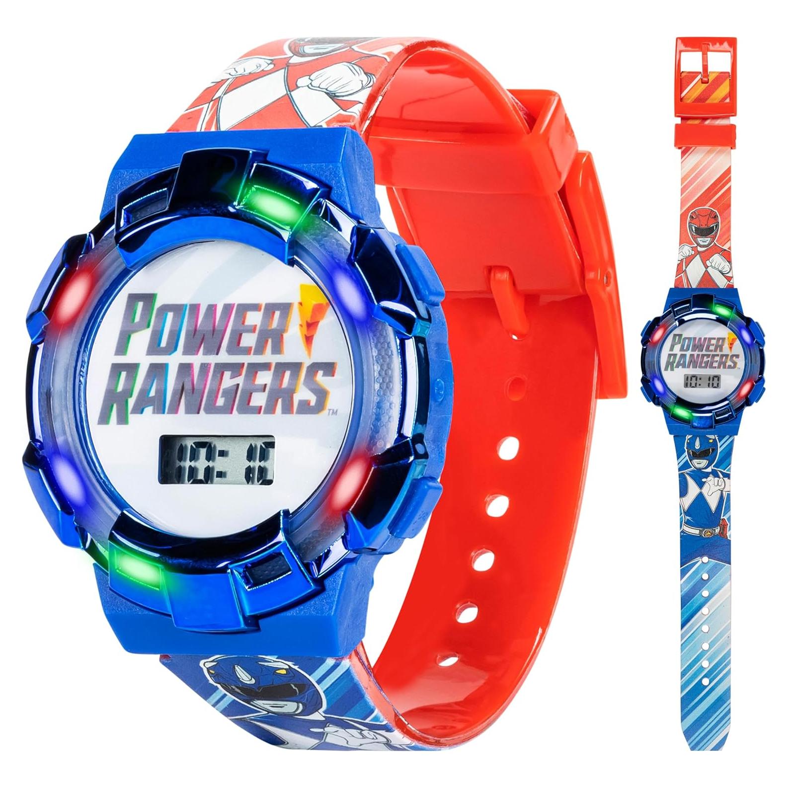 Reloj de Niños Power Rangers con Bisel Iluminado y Pantalla LCD