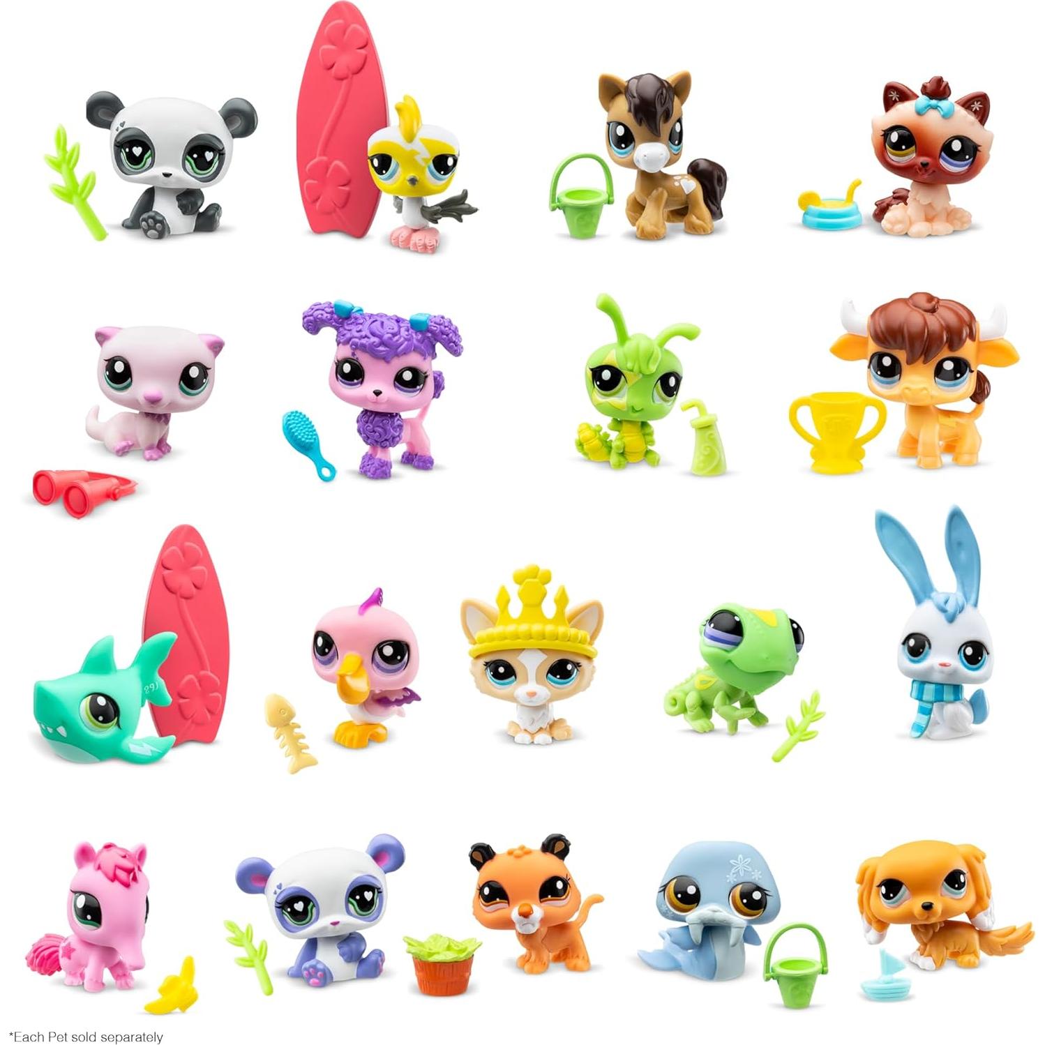 Set Coleccionista 18 Mascotas Littlest Pet Shop Gen 7