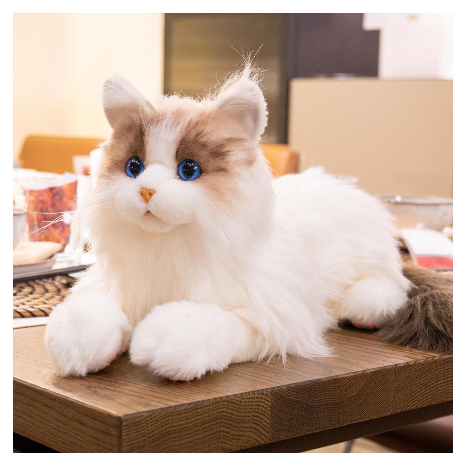 Gato Robot Interactivo Chongker 30cm Peluche Realista con Sonido