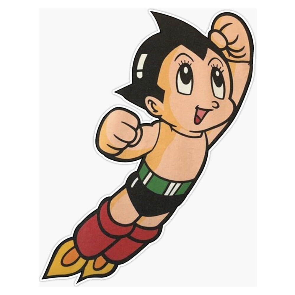 Pegatina Vinilo 5" Astroboy Anime Robot Vision Graphics