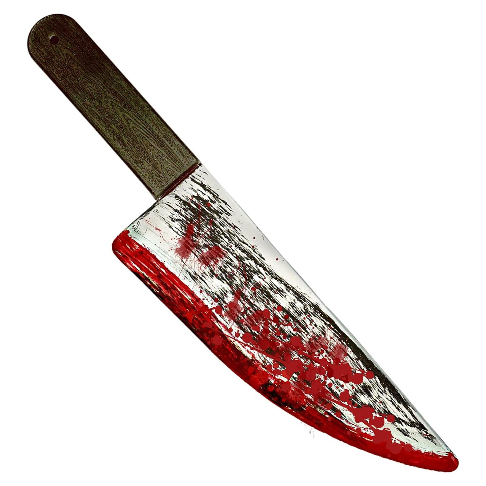 Cuchillo Falso Grande 41.91 cm con Sangre Falsa - 4E's Novelty