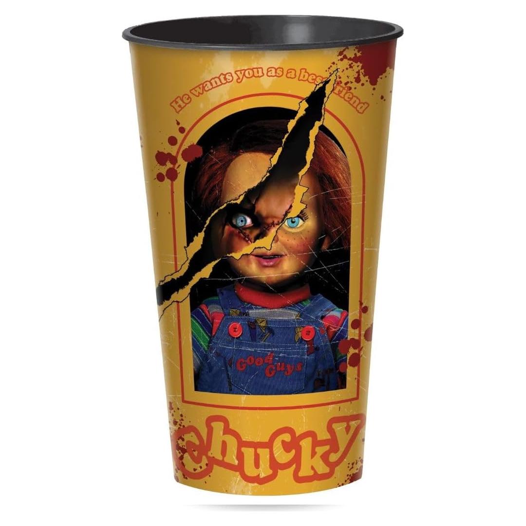 Taza Desechable Amscan Chucky 0.95 L Multicolor Halloween