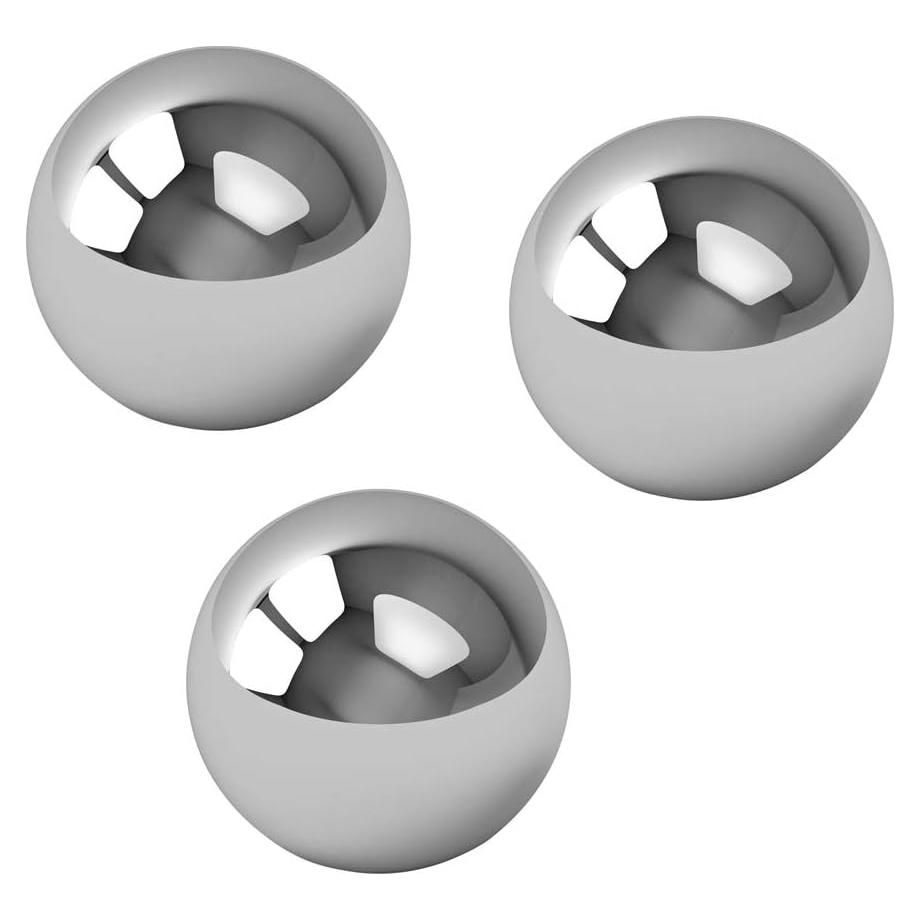 Bolas de Reemplazo para Juego Mousetrap Four Brothers - Acero Cromo 1.43 cm - Paquete de 3