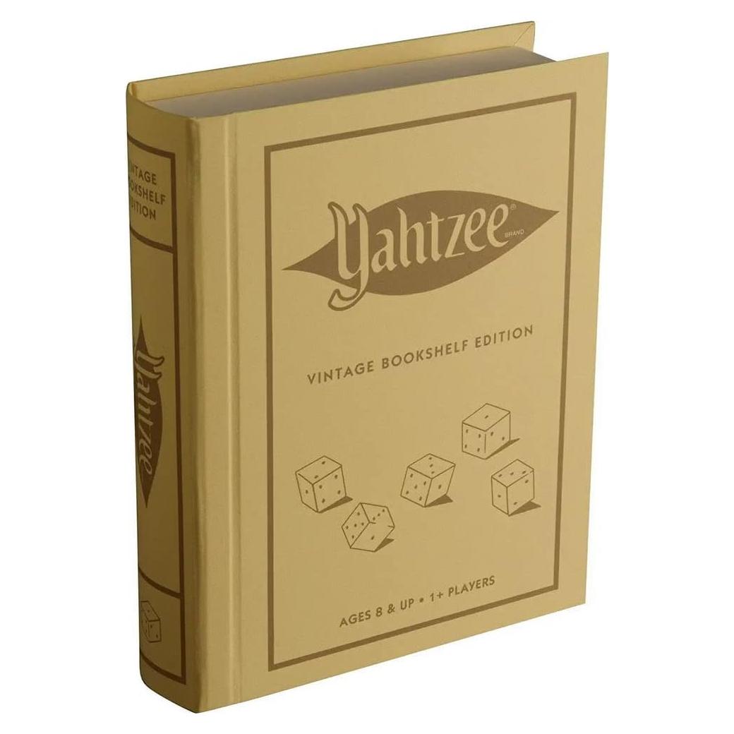 Juego de Mesa Yahtzee Vintage Biblioteca WS Game 26.9x21.3cm