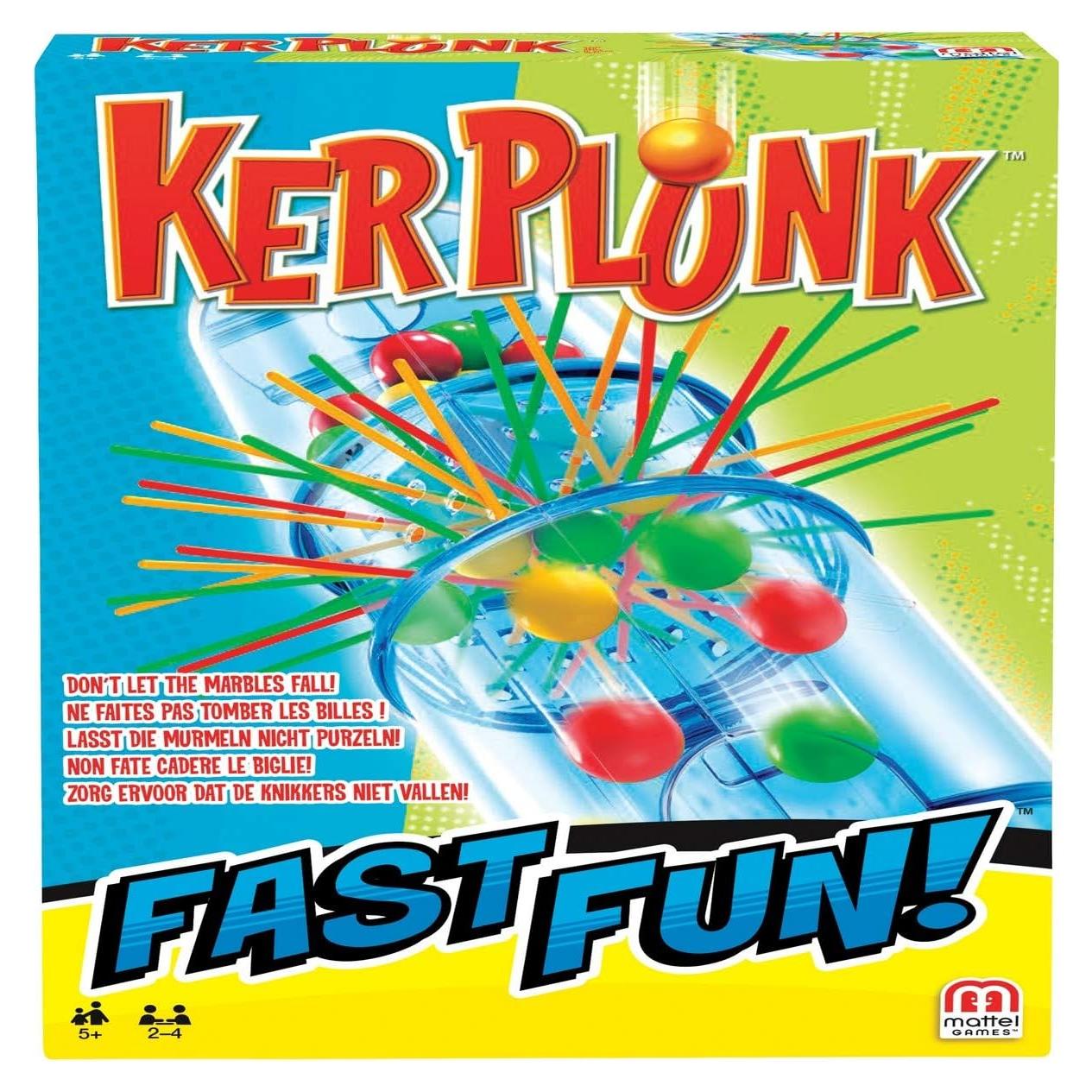 Juego de Mesa Mattel Kerplunk para 2-4 Jugadores 5+