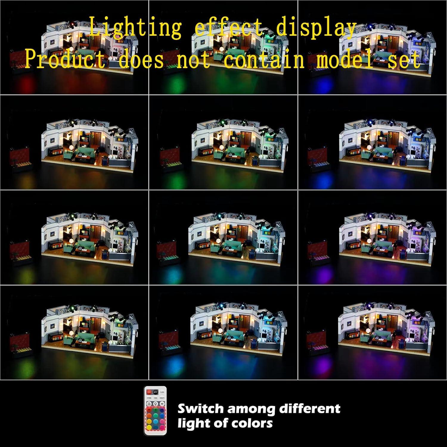 Kit de Luz LED Remota GEAMENT para Lego Seinfeld 21328