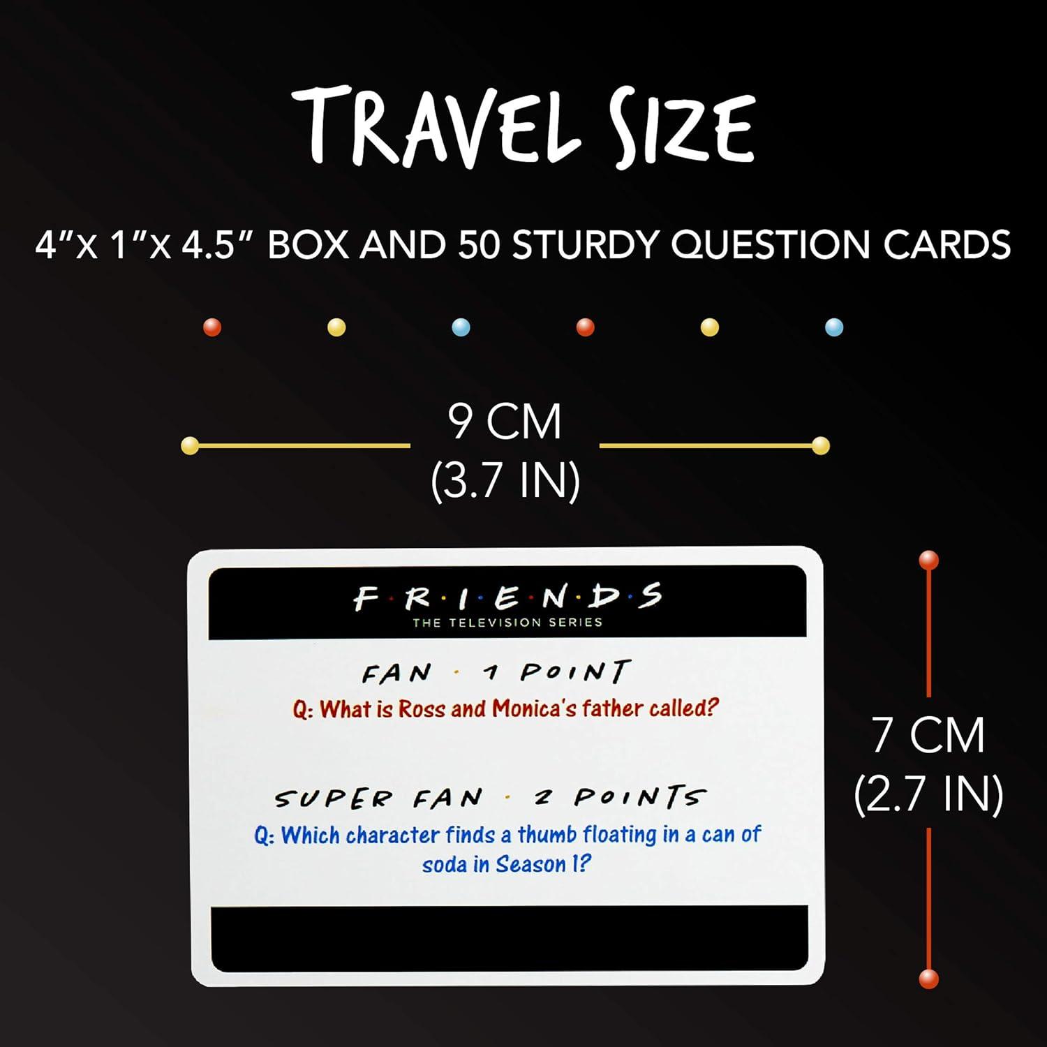 Juego de Trivia Friends Paladone 100 Preguntas para 2+ Jugadores