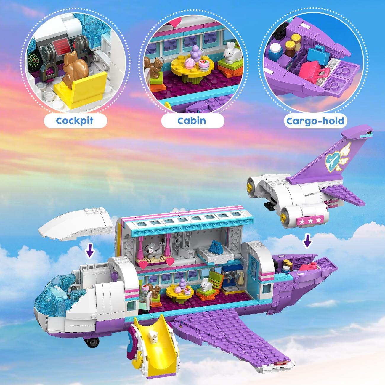 HOGOKIDS Juguete de Construcción 3 en 1 Avián/Bote/Camper 808PCS