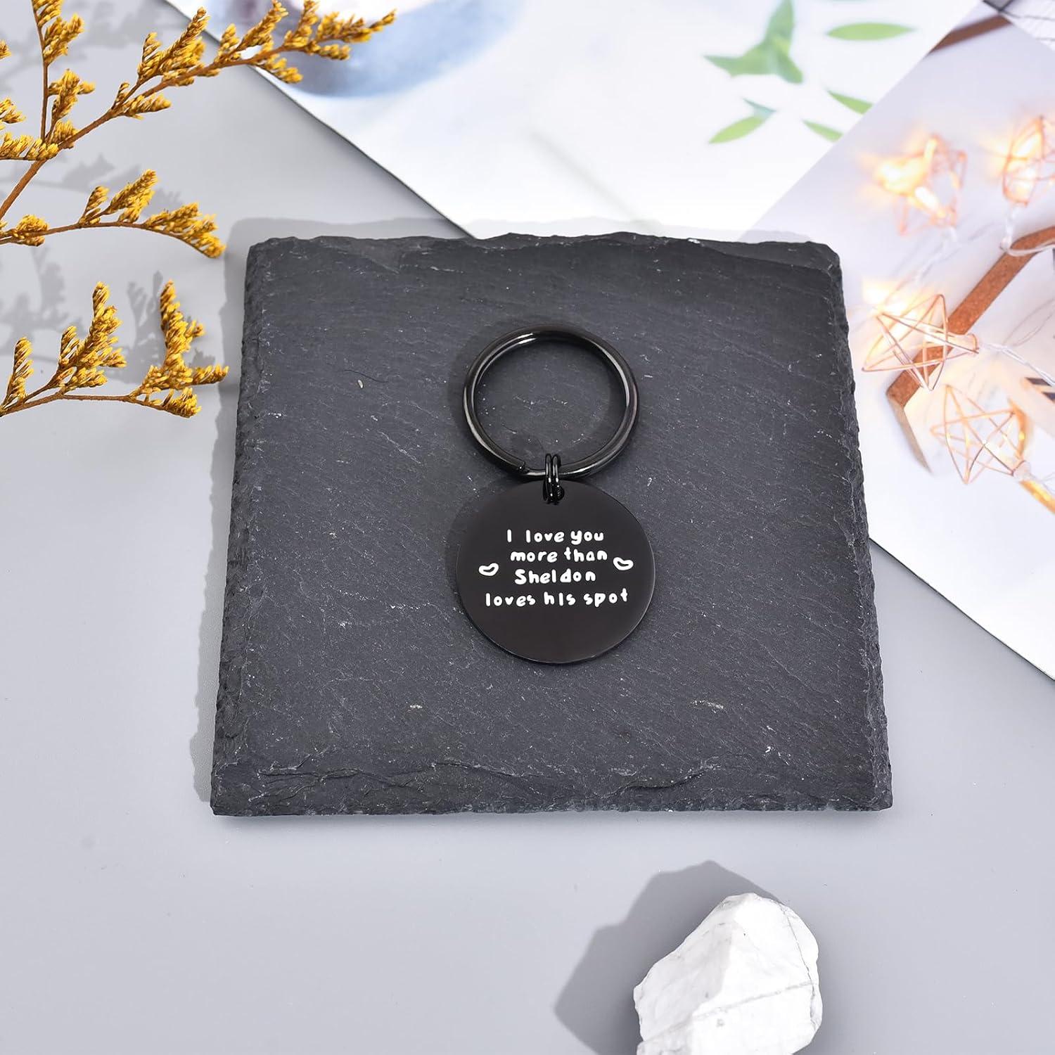 Llave Divertida Big Bang Theory Acero Inoxidable 30mm