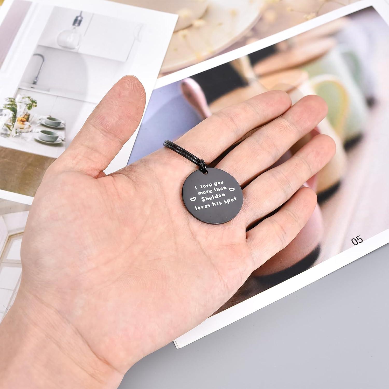 Llave Divertida Big Bang Theory Acero Inoxidable 30mm