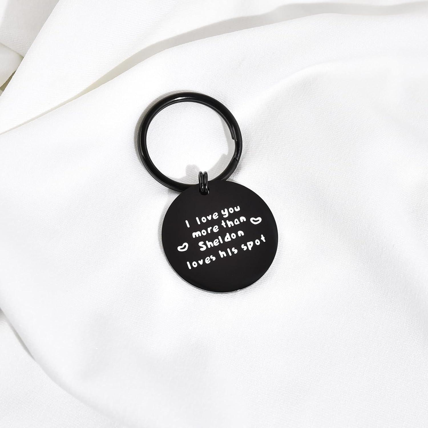 Llave Divertida Big Bang Theory Acero Inoxidable 30mm