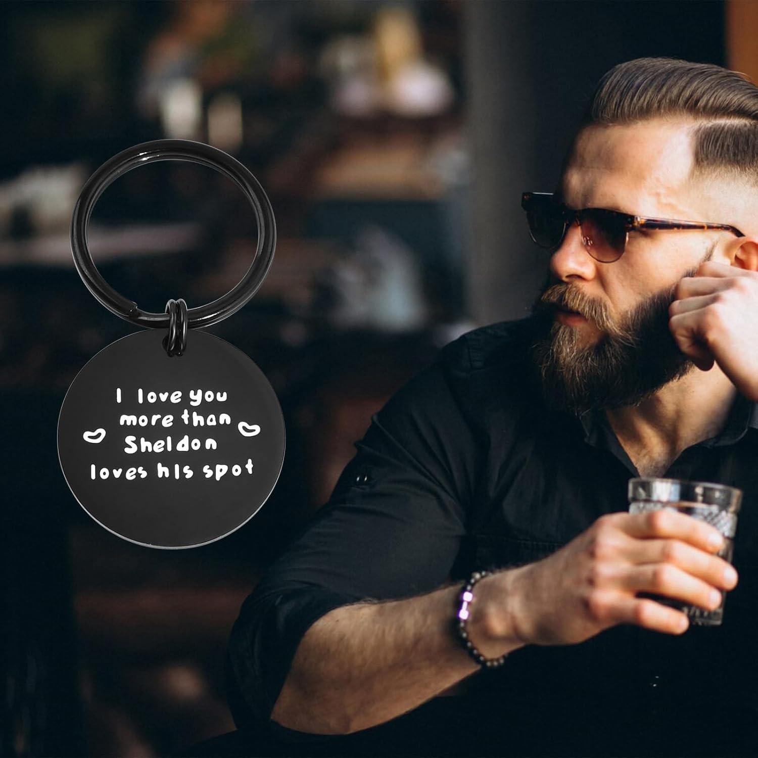 Llave Divertida Big Bang Theory Acero Inoxidable 30mm