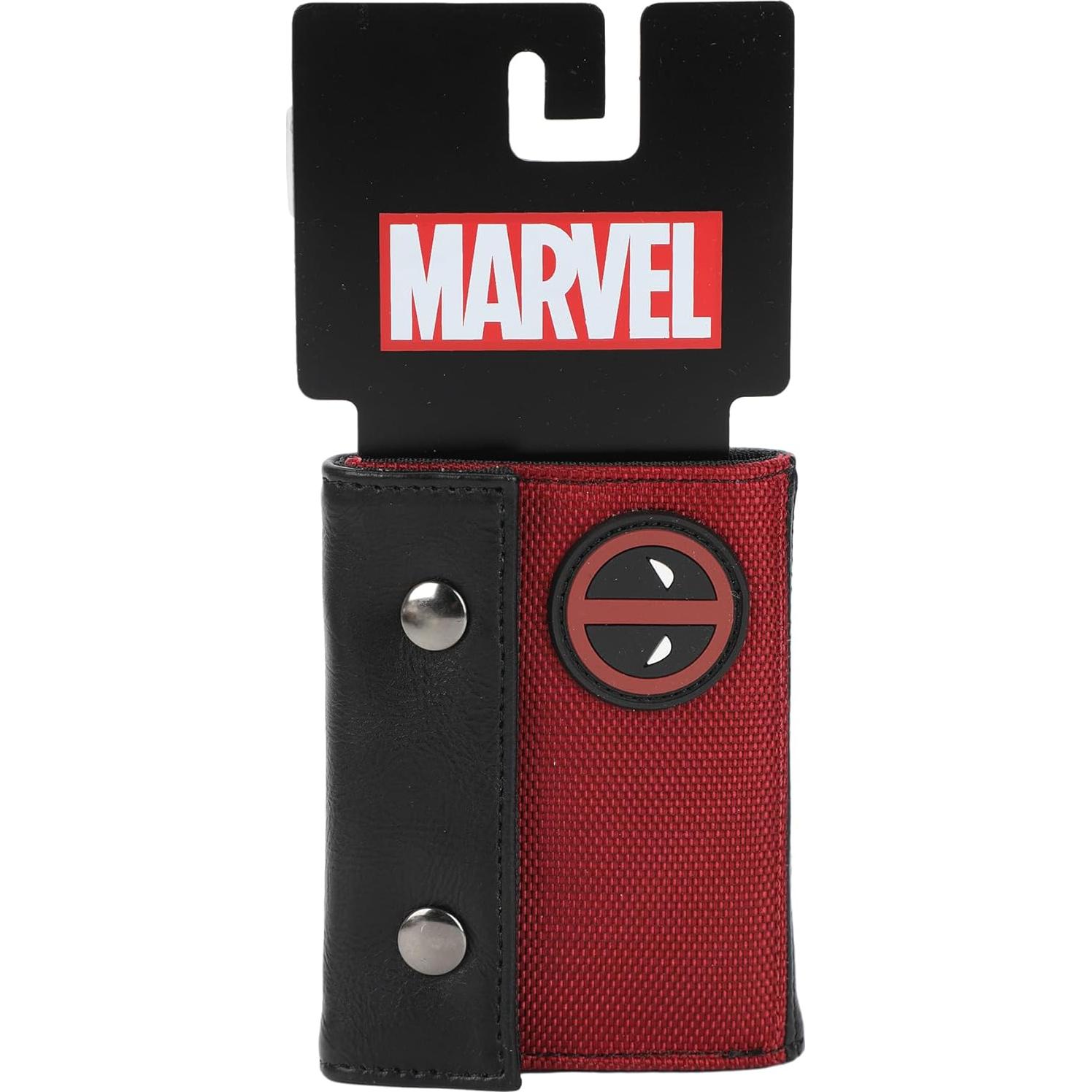 Cartera Trifold Marvel Deadpool con Cierre y 5 Ranuras