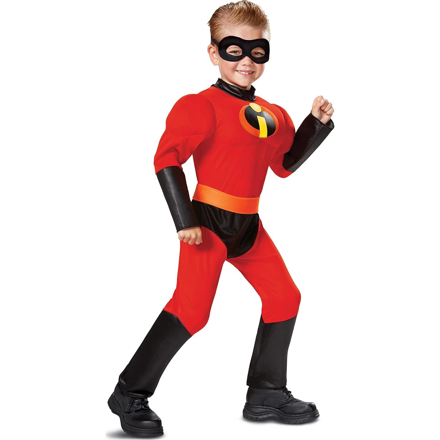 Disfraz musculoso Disney Pixar Dash Los Increíbles 2 Niños 3T-4T