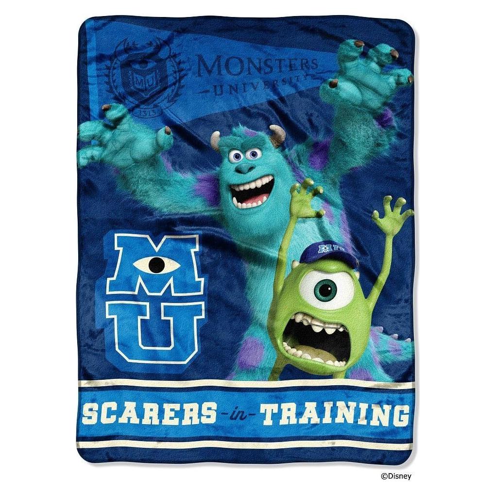 Manta Micro Raschel Monsters Inc. Norte Oeste 116x152cm