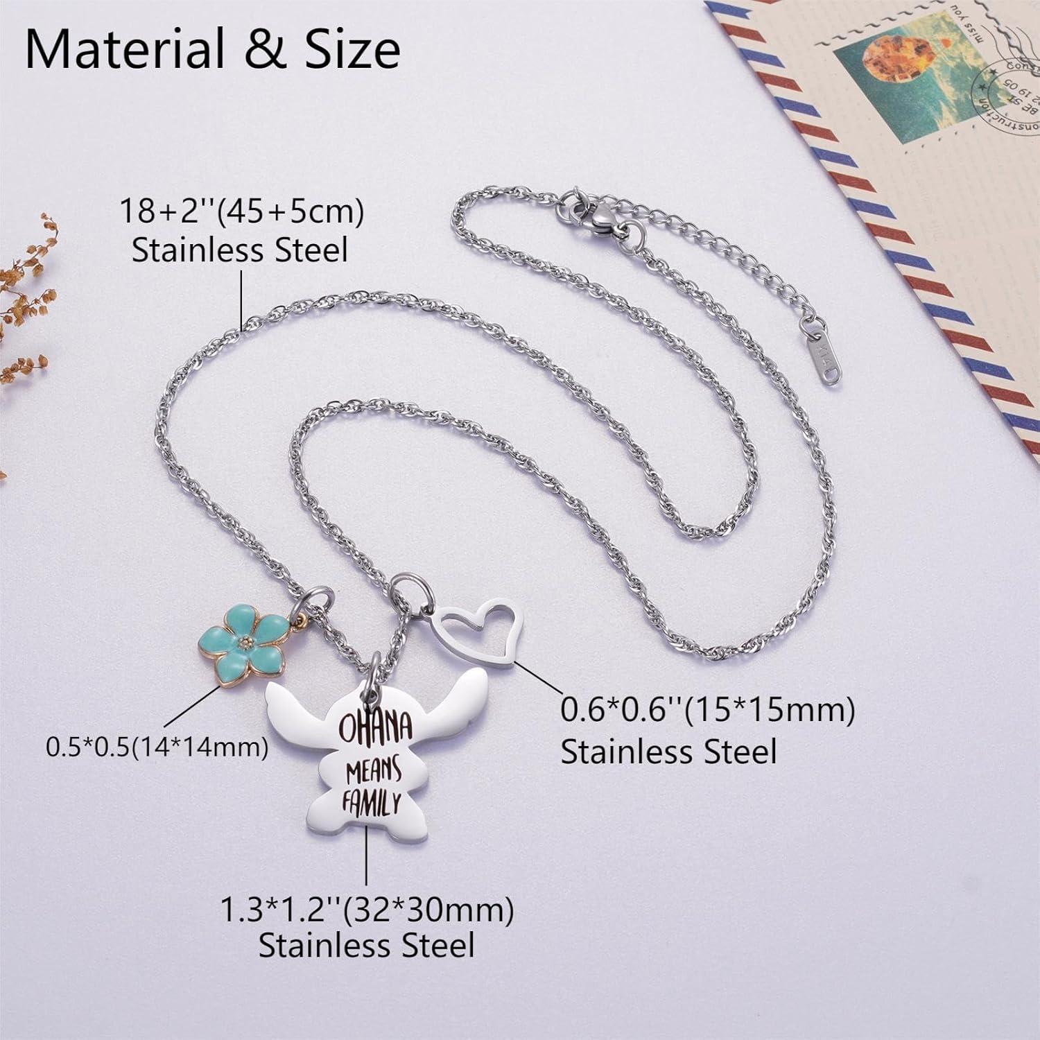 Collar Ralukiia Ohana Significa Familia Stitch 45.72 cm