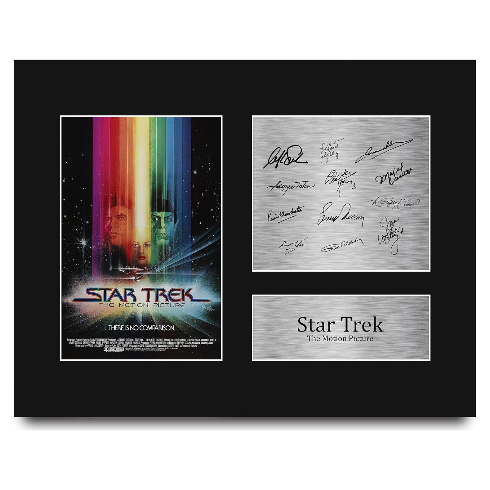 Display Autografiado Star Trek La Película en Movimiento - HWC Trading