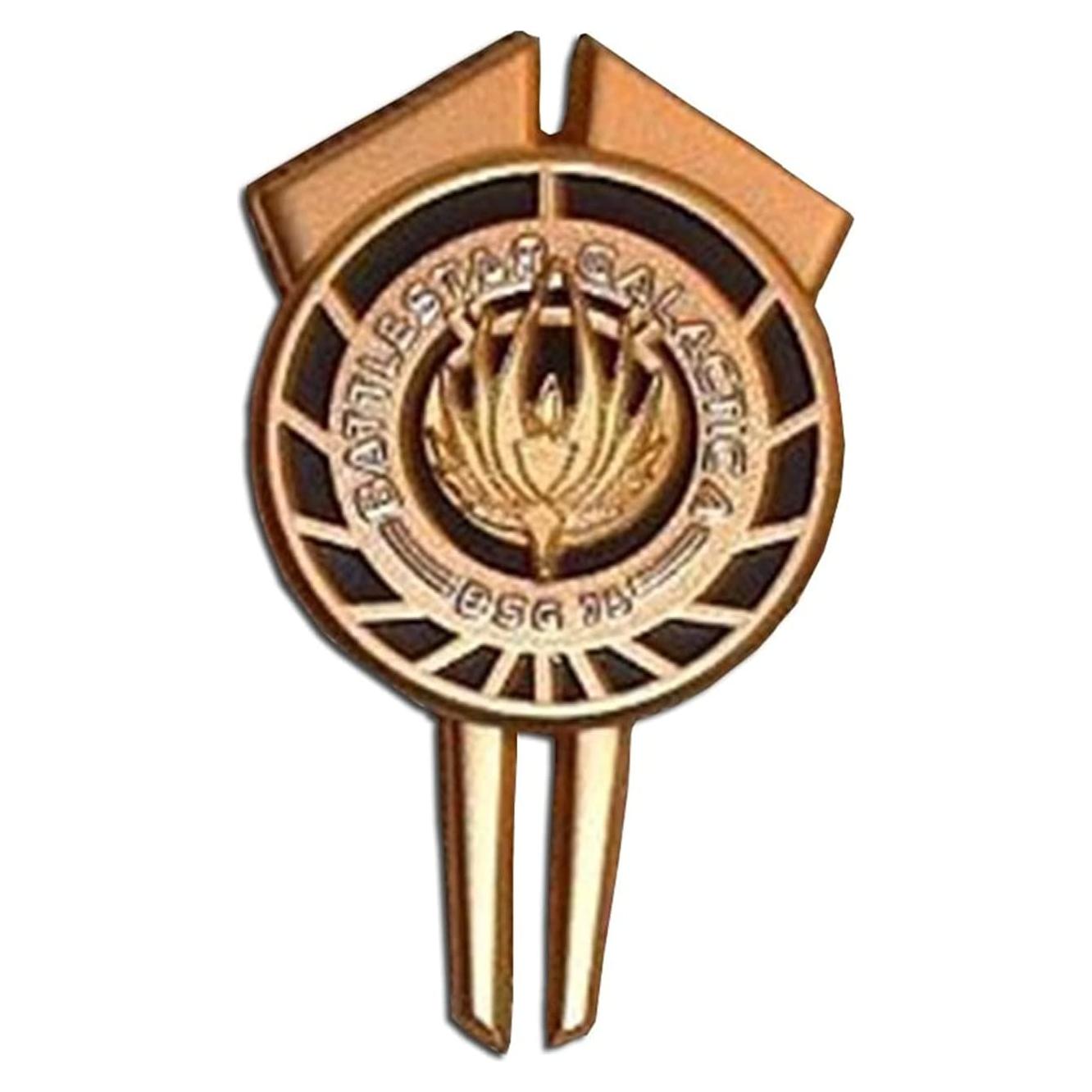 Pin de uniforme dorado Battlestar Galactica - Oficial