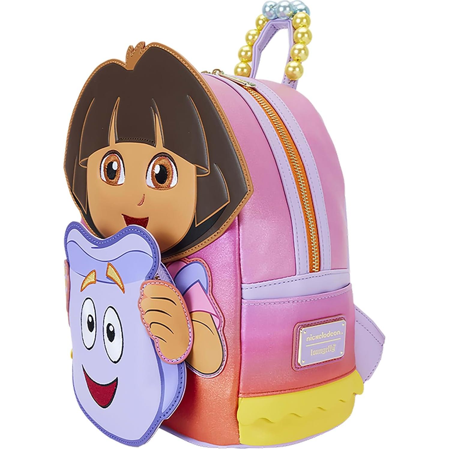 Mochila Mini Loungefly Dora la Exploradora Negra 11.4x26.7cm