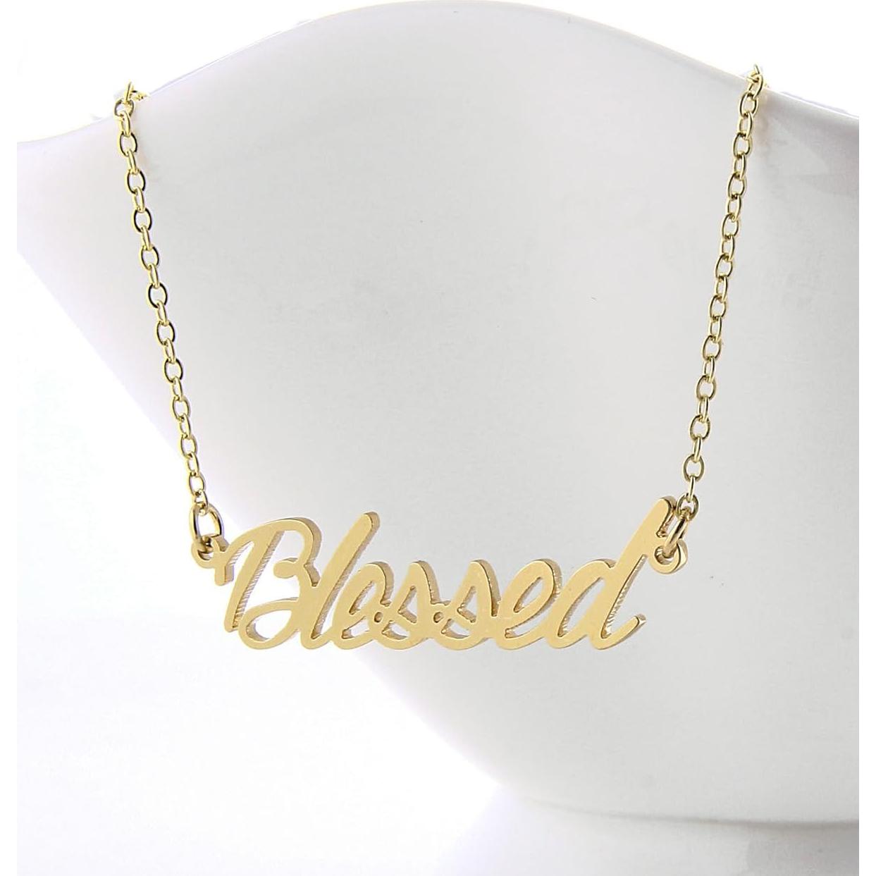 Collar de Nombre Personalizado AOLO Acero Inoxidable 35-55 cm