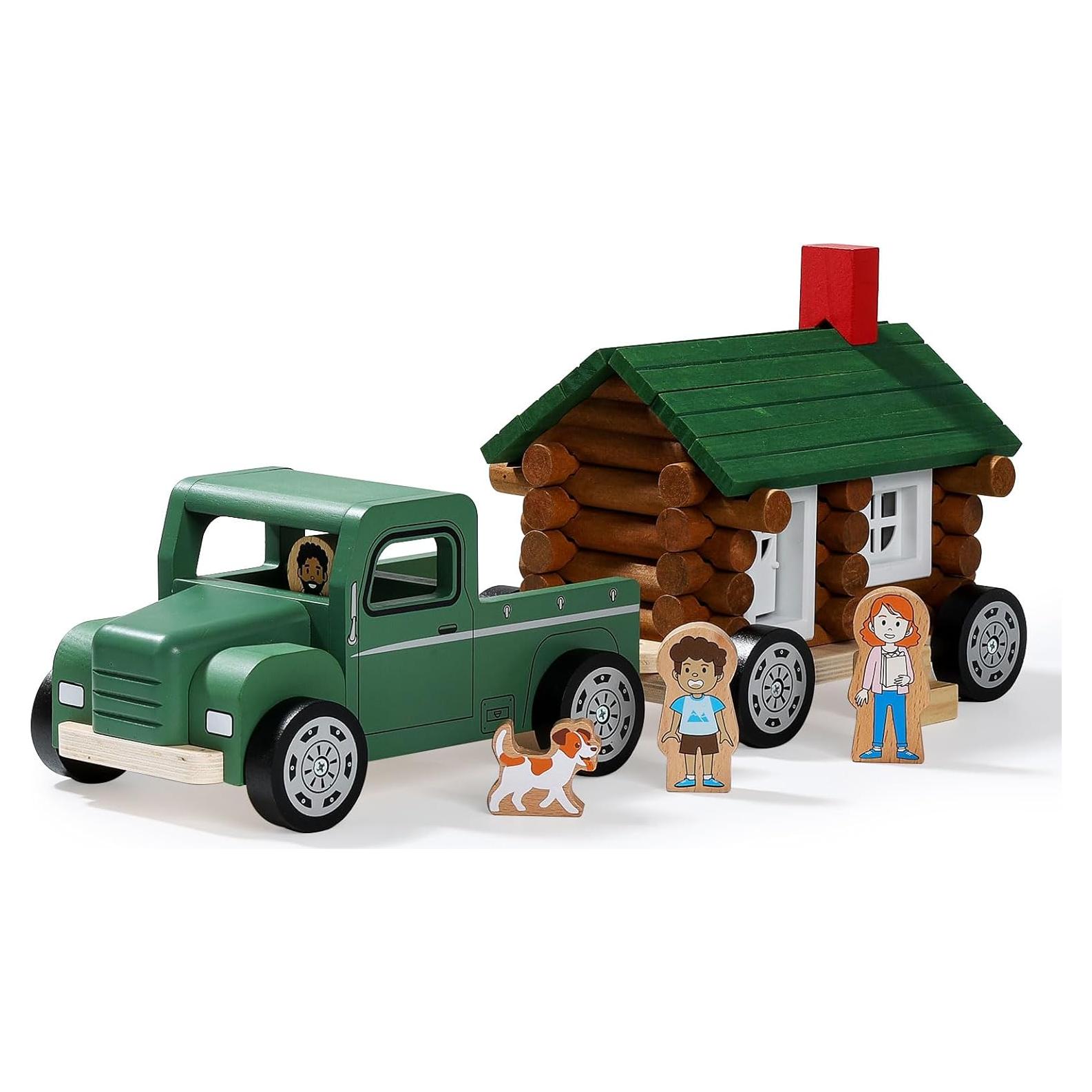 Juego de Construcción de Camión de Madera SainSmart Jr. 32x20cm