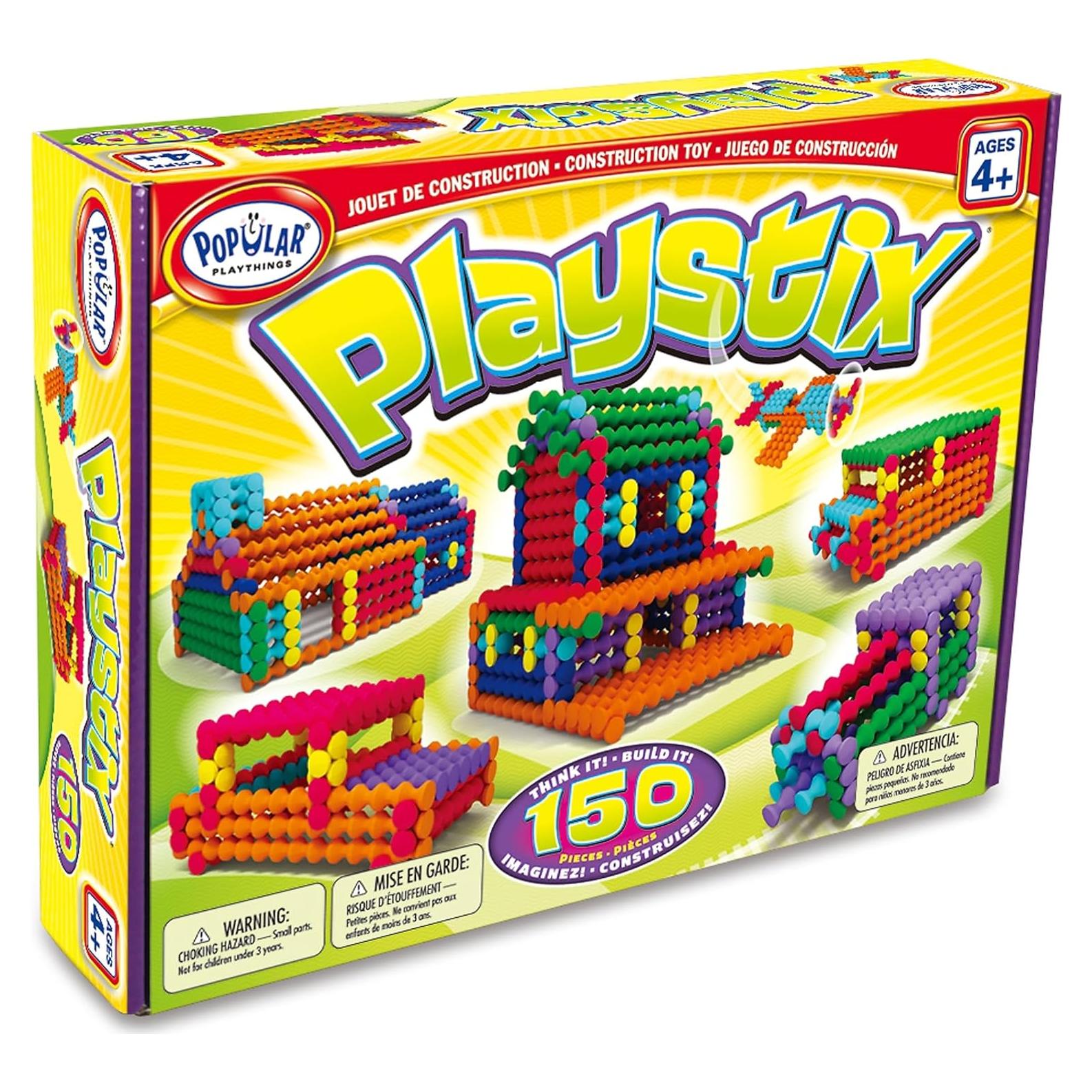 Juego de Bloques de Construcción Playstix 150 Piezas Kit STEM