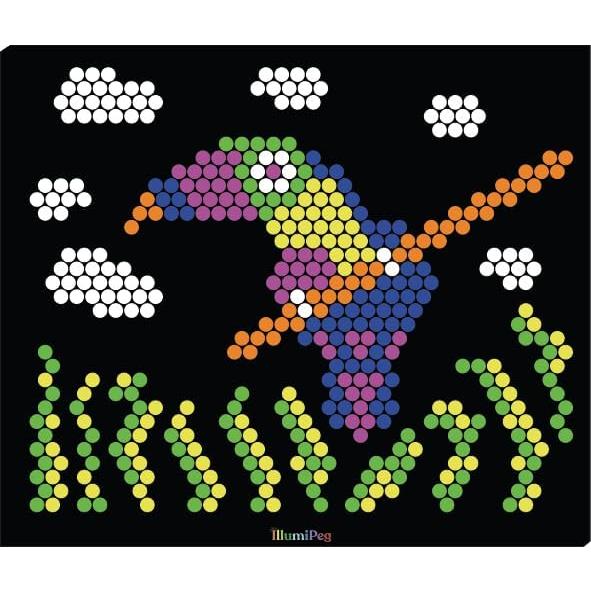 Plantillas de recarga Lite Brite HD IllumiPeg - 10 diseños animales