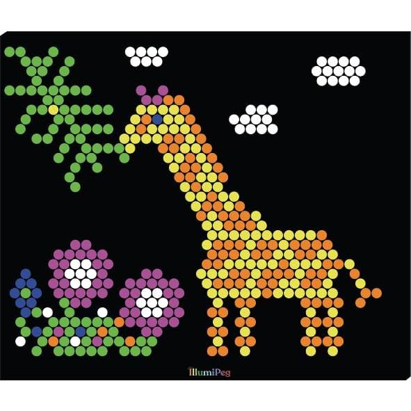 Plantillas de recarga Lite Brite HD IllumiPeg - 10 diseños animales