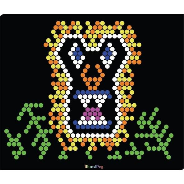 Plantillas de recarga Lite Brite HD IllumiPeg - 10 diseños animales