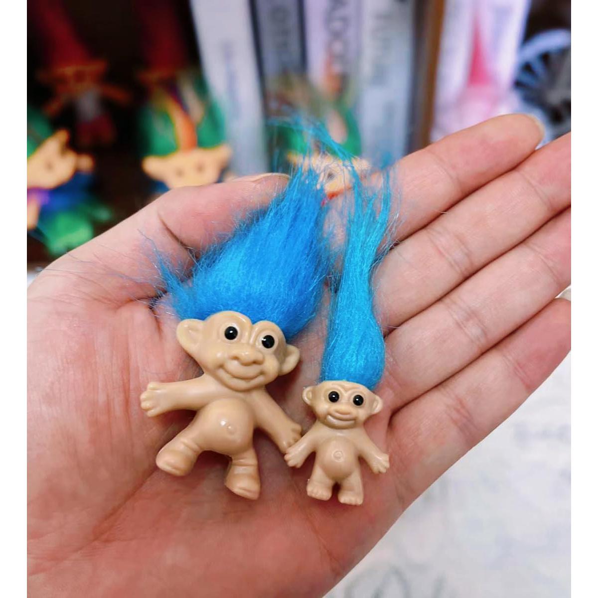 8 Toppers de Lápiz Troll Vintage Yintlilocn Multicolor