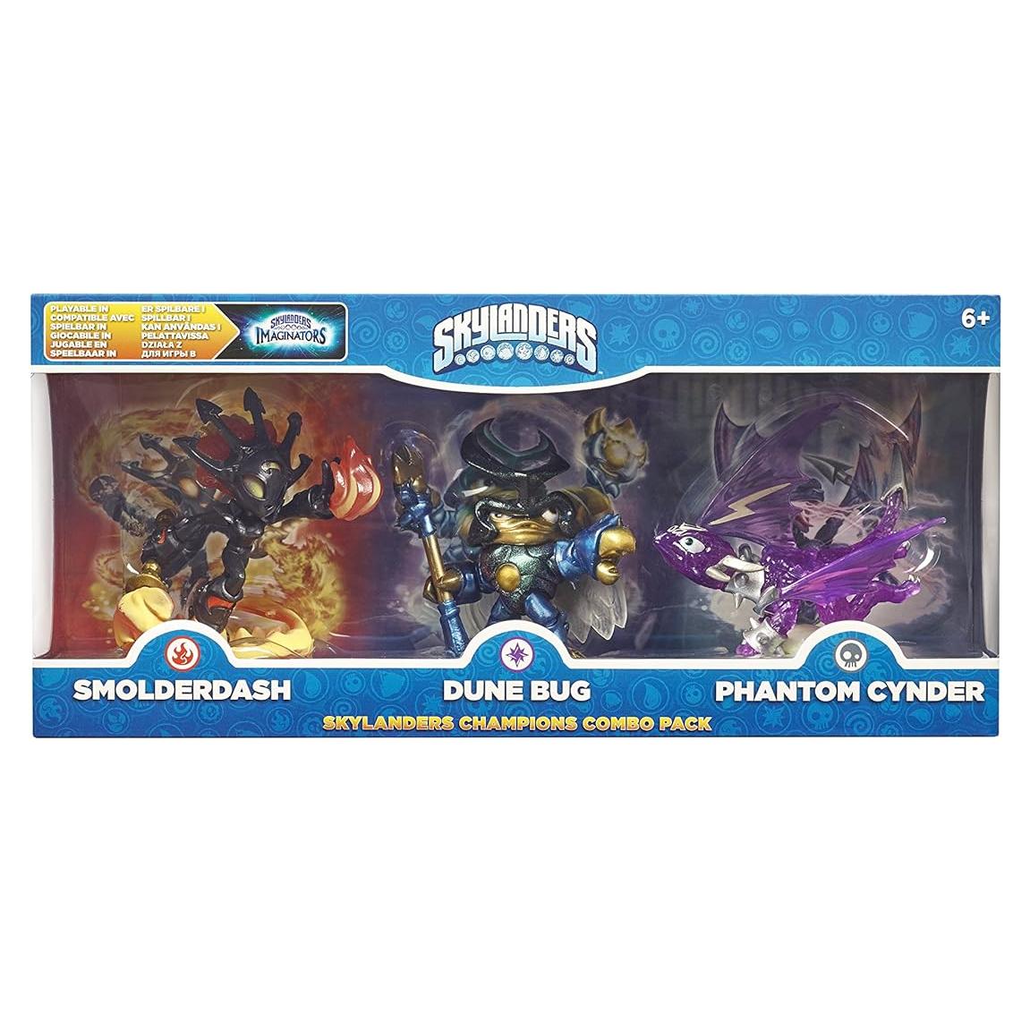 Skylanders Imaginators Paquete Triple Clásico Smolderdash Dune Bug Cynder