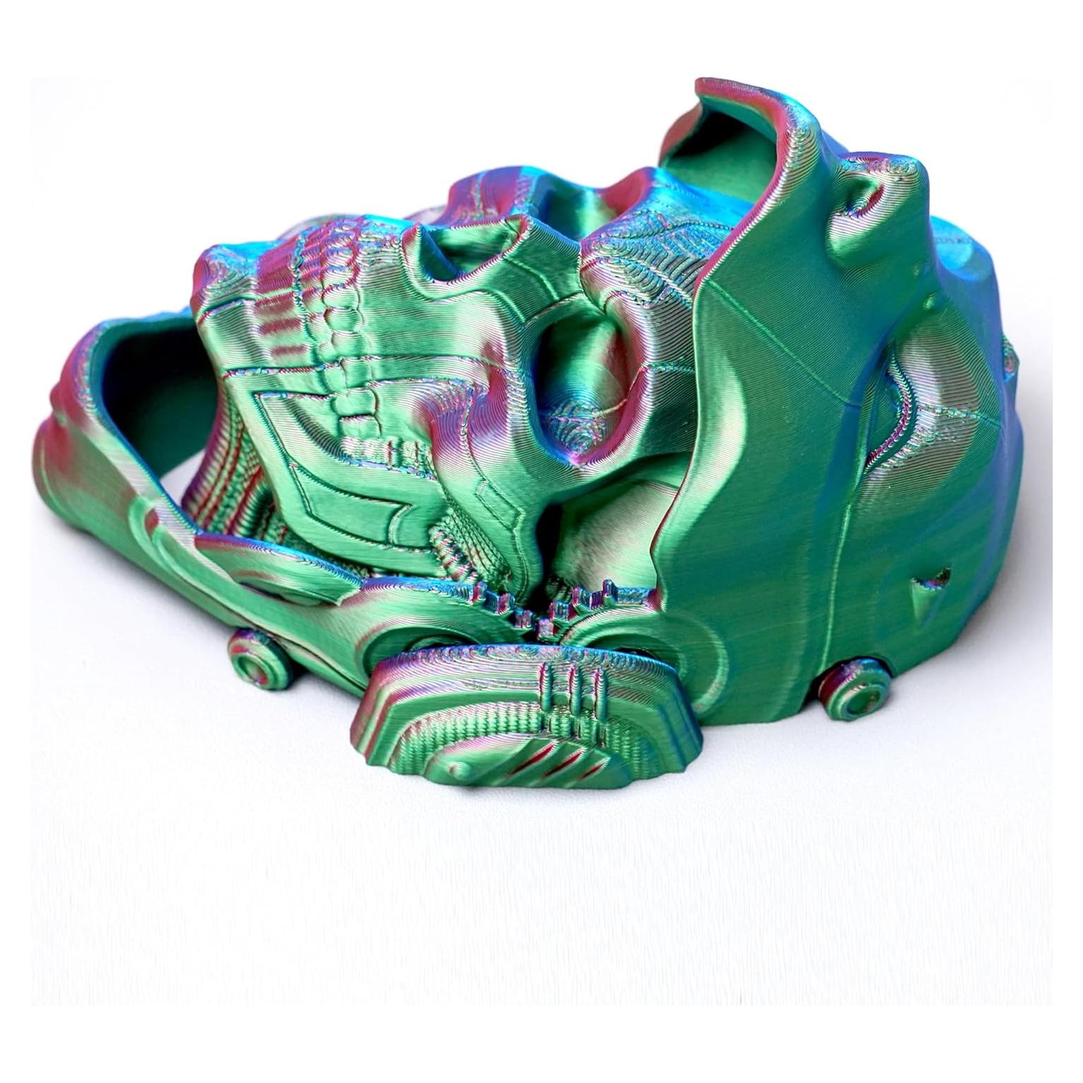 Máscara de Esqueleto 3D LUYU RGB - Juguete Fidget Articulado