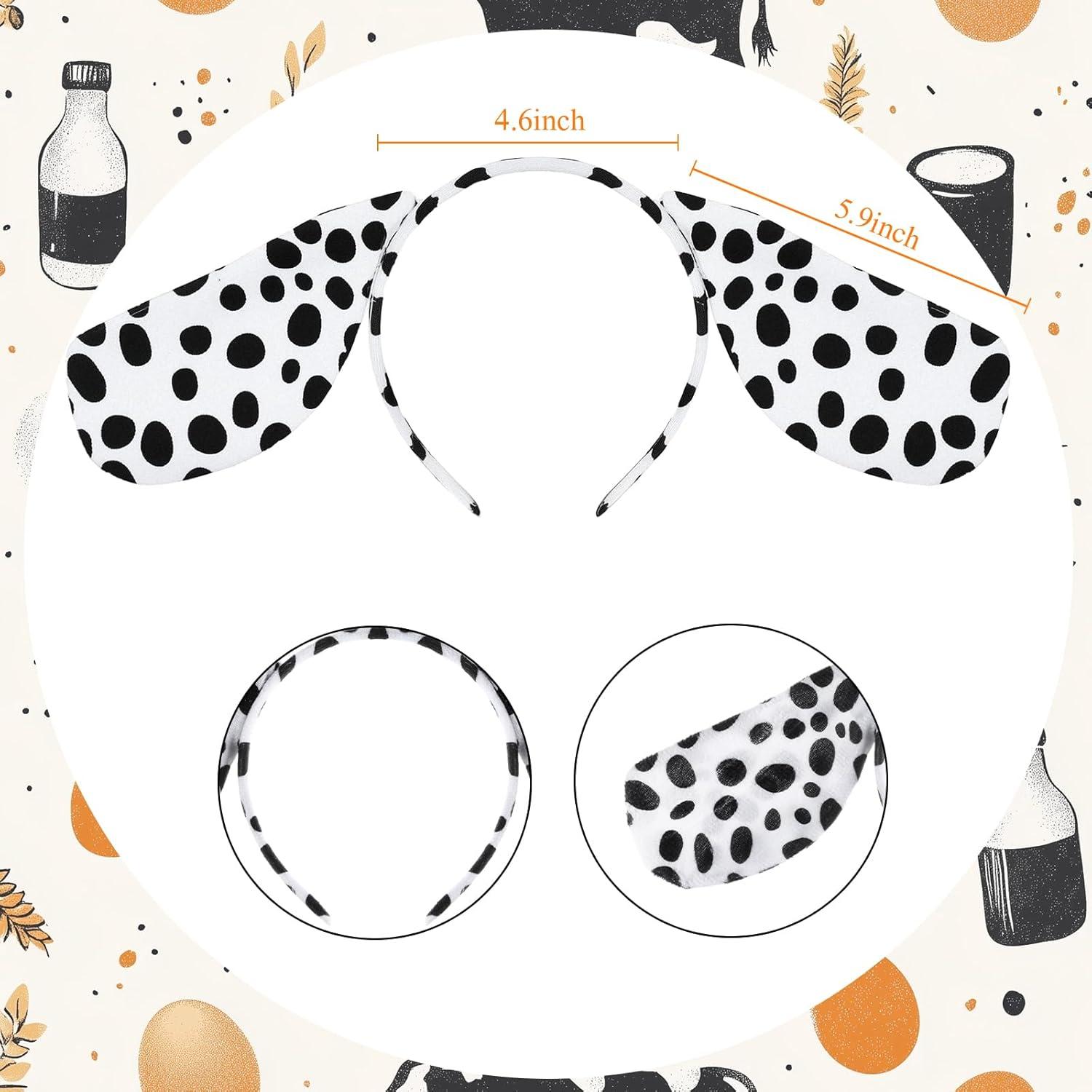 42 Accesorios de Perro Dálmata Diadema y Pegatinas DIY