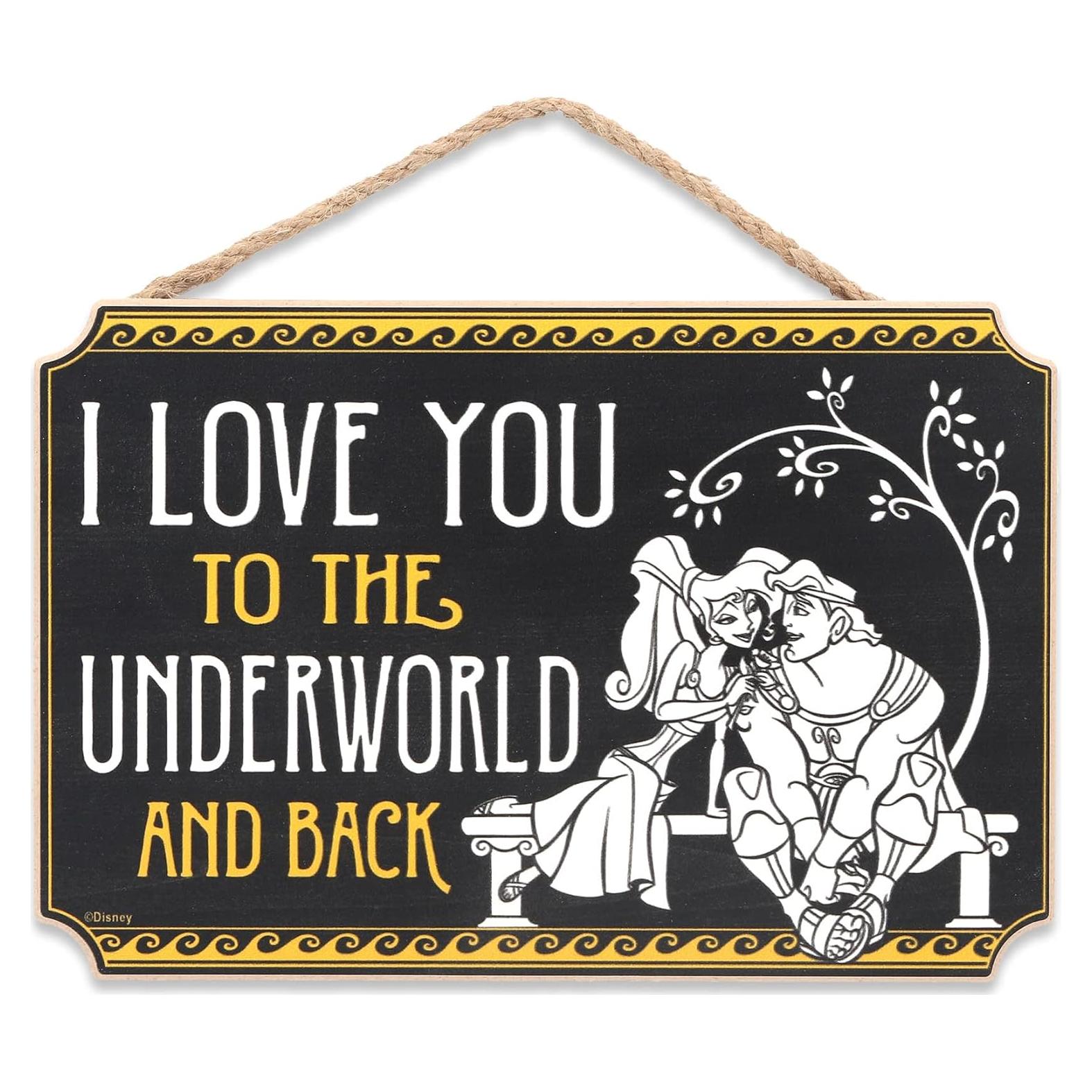 Decoración de Pared Disney Hércules - Te Amo Hasta el Inframundo