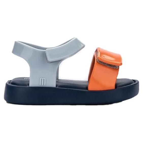 Sandalias Mini Melissa Jump para Bebés 11 Infante Azul/Naranja