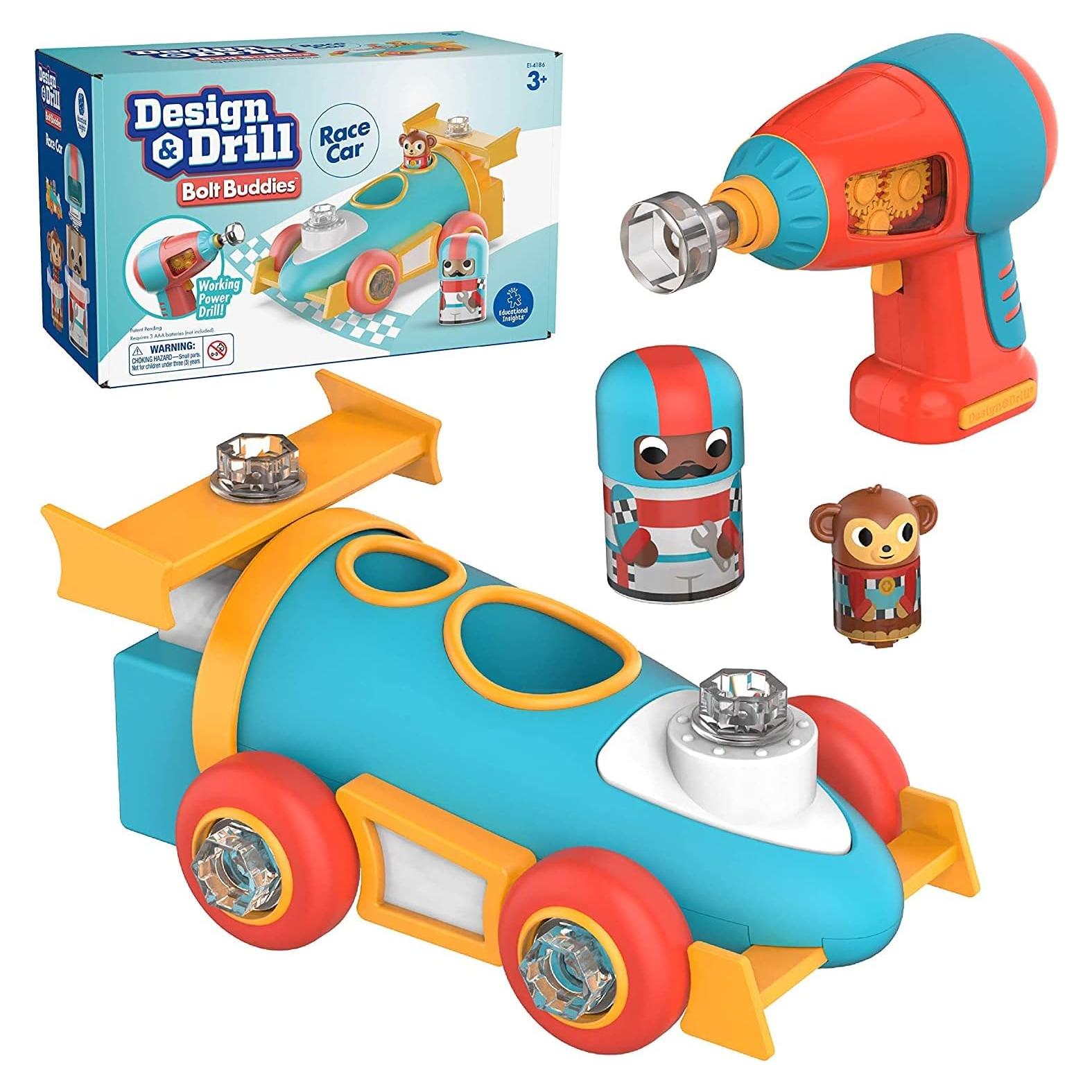 Carro de Carreras Bolt Buddies Educational Insights - Set STEM 3+