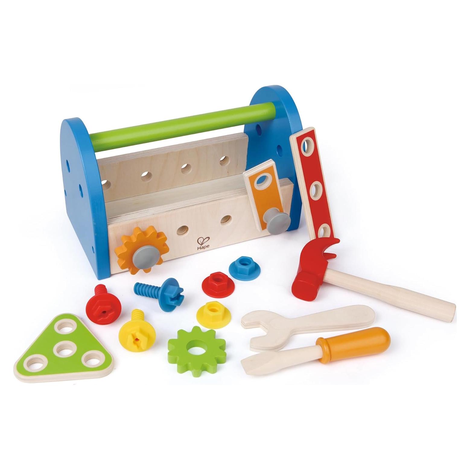 Caja de Herramientas Hape Fix-It 30 Piezas para Niños