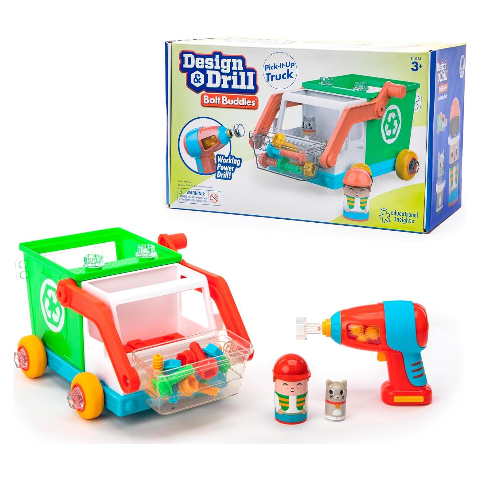 Camión de Reciclaje Bolt Buddies Educational Insights - Juguete STEM 3+