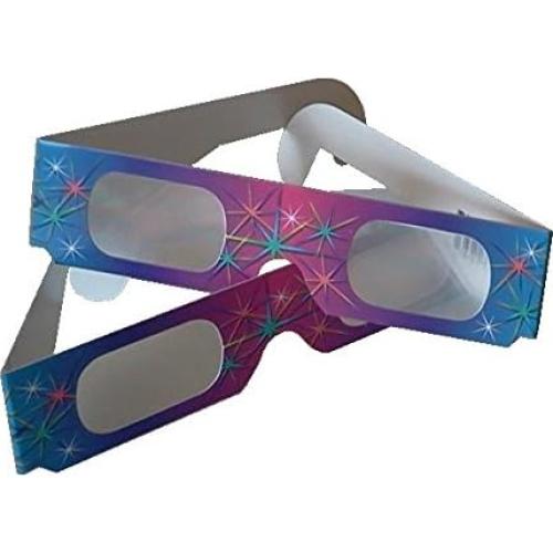 Gafas de Difracción de Fuegos Artificiales Rainbow - 51 Unidades