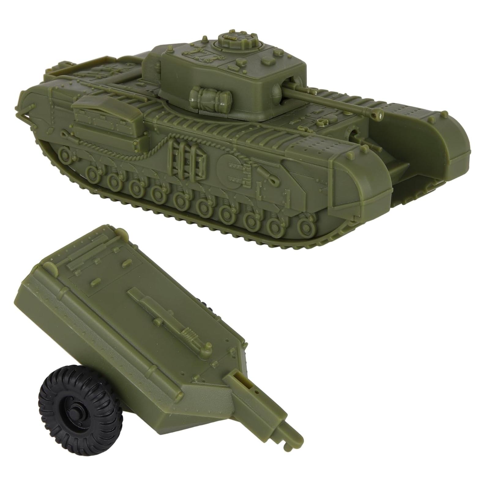 Tanque Crocodile Churchill Británico BMC 1:38 Verde OD