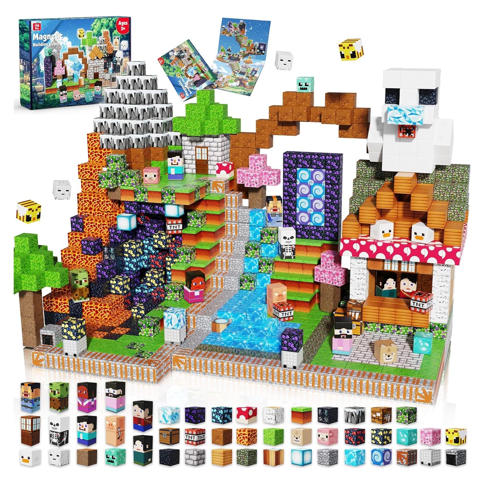 Bloques Magnéticos 150PCS Magnetopia - Juguetes Educativos 3-12 Años