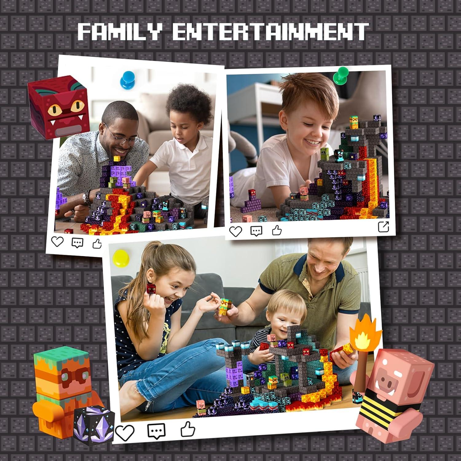 Juego de Bloques Magnéticos GobiDex 100 Piezas - Cueva