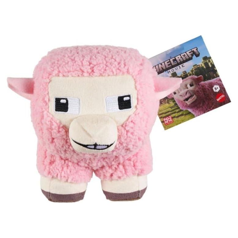 Peluche Minecraft Oveja Rosa 20 cm Mattel - Muñeca Suave