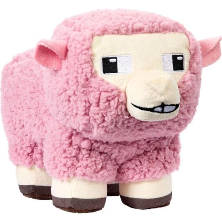 Peluche Minecraft Oveja Rosa 20 cm Mattel - Muñeca Suave