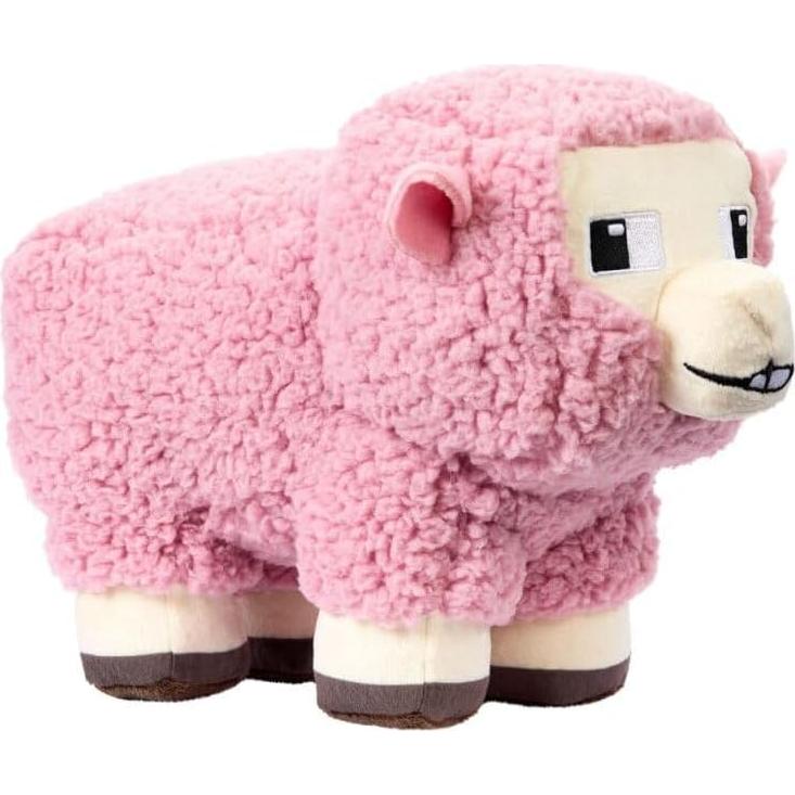 Peluche Minecraft Oveja Rosa 20 cm Mattel - Muñeca Suave
