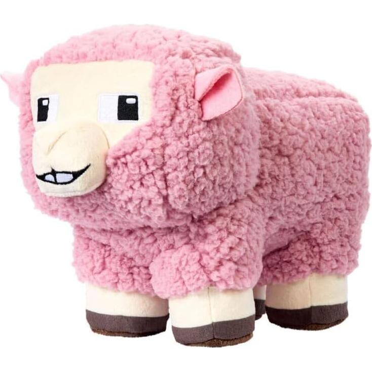 Peluche Minecraft Oveja Rosa 20 cm Mattel - Muñeca Suave