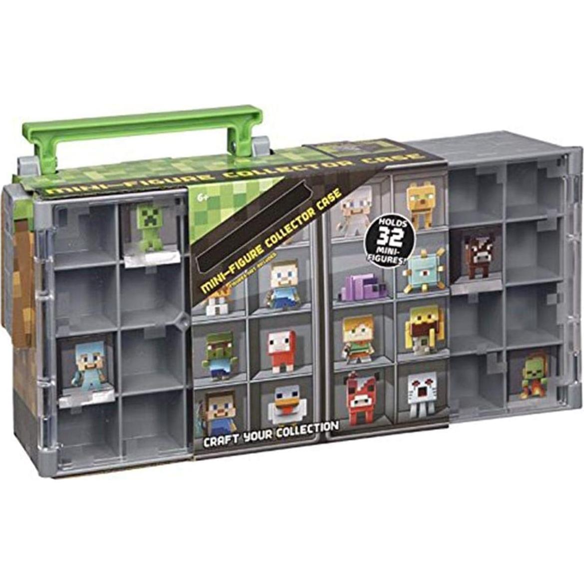 Caja de Colección de Mini Figuras Minecraft Mattel 32 Figuras